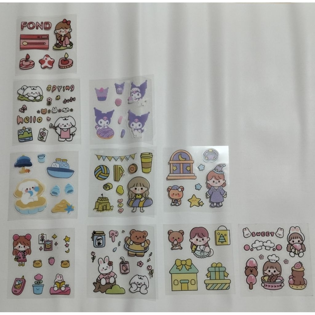 

Preloved sticker cantique per 10 pcs