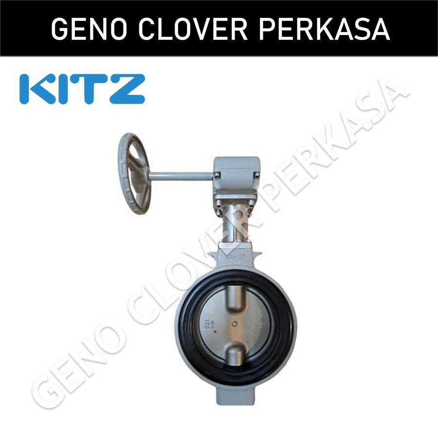 8" BUTTERFLY VALVE ALUMINIUM ALUMUNIUM ALMUNIUM G-10XJMEA GEARBOX GEAR OPERATED FLANGE MERK KITZ ORI