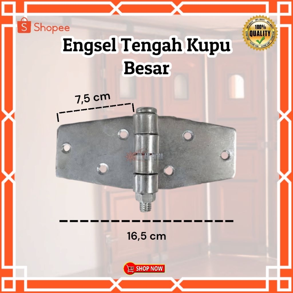 ENGSEL TENGAH KUPU BESAR ENGSEL PINTU HANDERSON | ENGSEL PINTU GARASI LIPAT | ENGSEL PINTU KAYU
