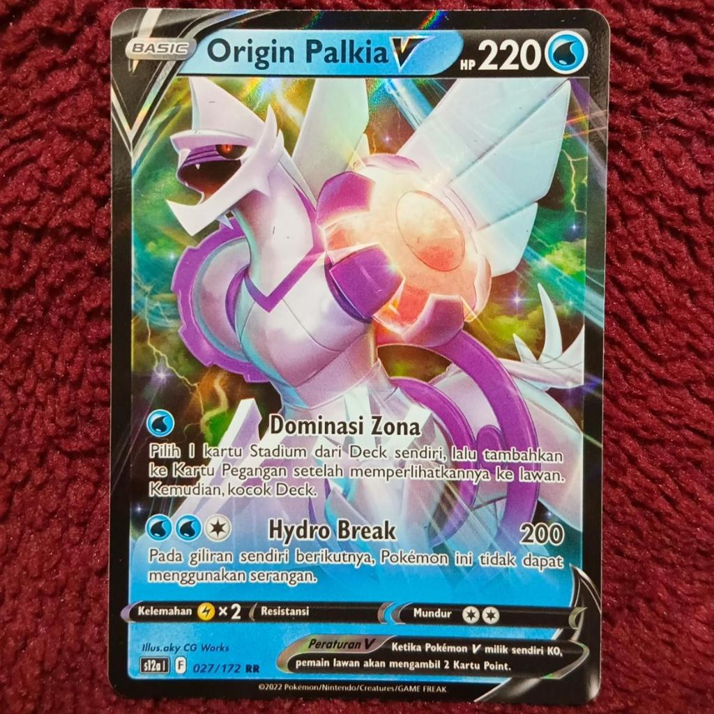 Origin Palkia V RR s10p - Pokemon TCG Indonesia foil holo