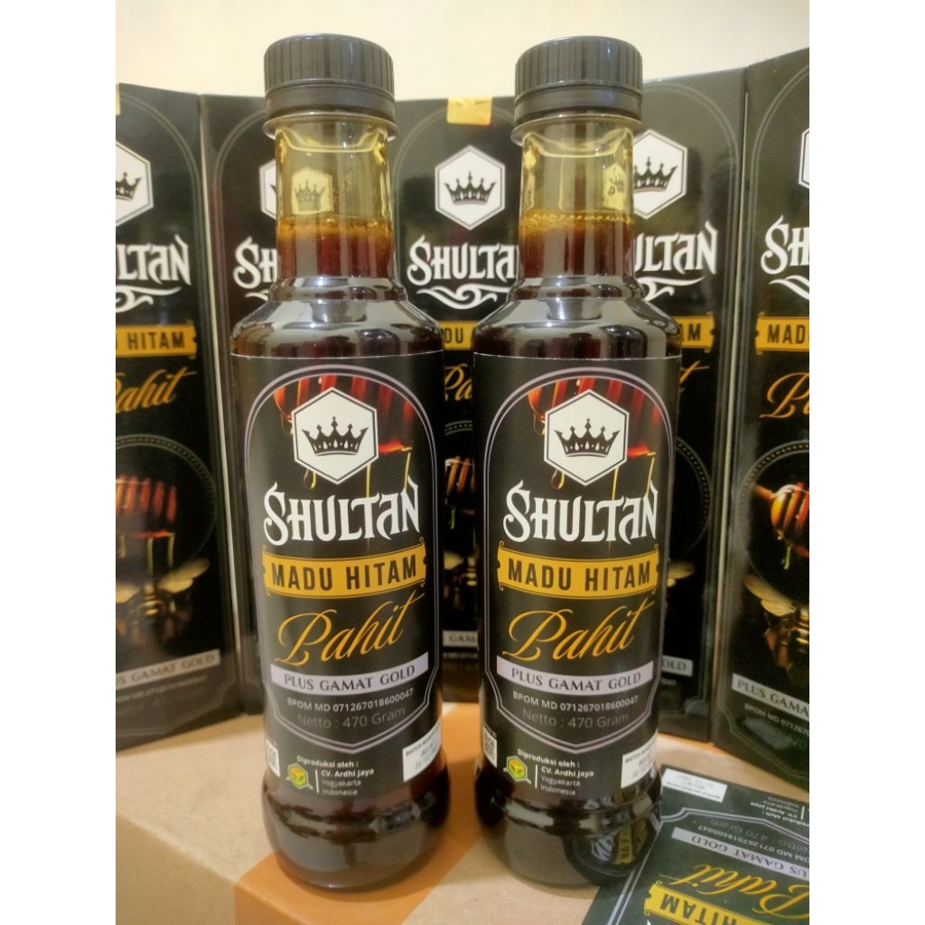 

SHULTAN MADU HITAM PAHIT PLUS GAMAT GOLD