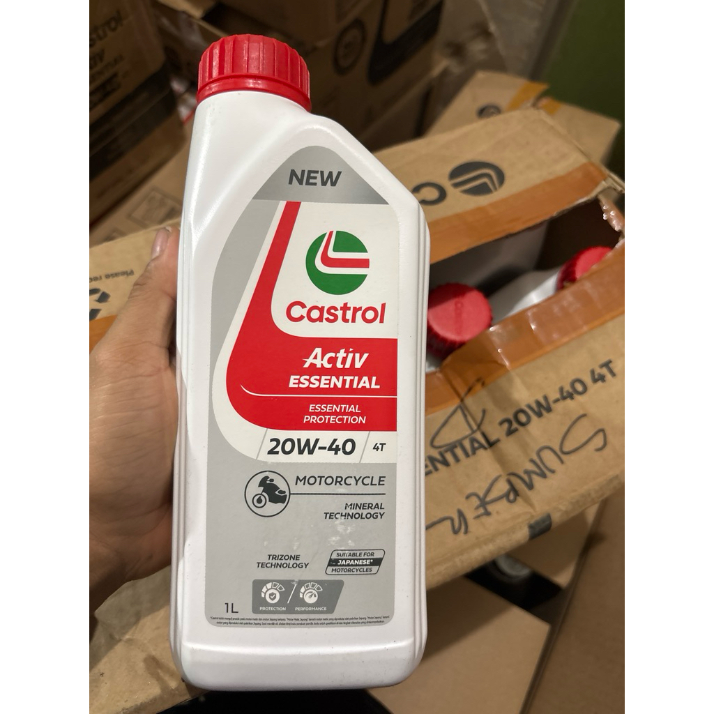 castrol esensial 4T 1liter