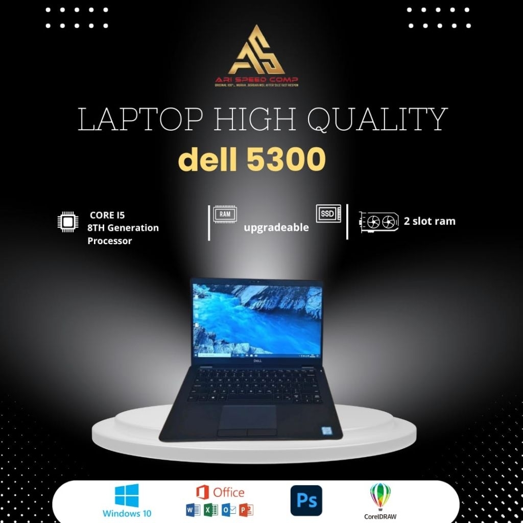 DELL LATITUDE 5300 i5-8265/ 16GB RAM/ 1TB SSD/ BACKLITE/ FULLHD IPS