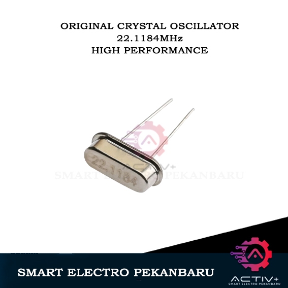ORIGINAL CRYSTAL 22.1184MHz OSCILLATOR Xtal Osilator 22.1184 22Mhz Dip Cyl KRISTAL 221184 MHZ XTAL O