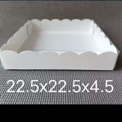 DOS MIKA PUTIH - DOS MIKA - DOS KUE -  KOTAK - KARDUS 22 x 22 x 4.5