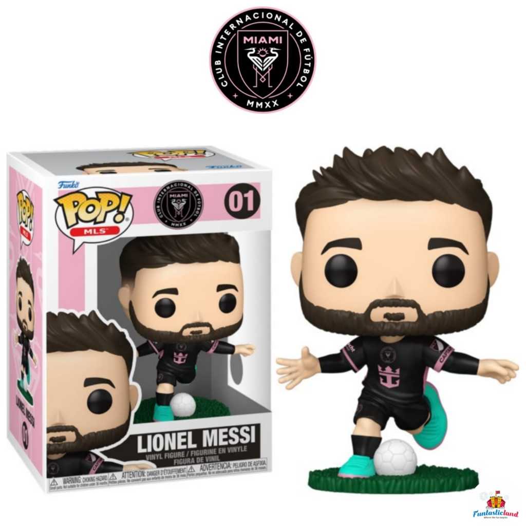 Funko POP MLS: Inter Miami - Lionel Messi (Away Jersey) #01