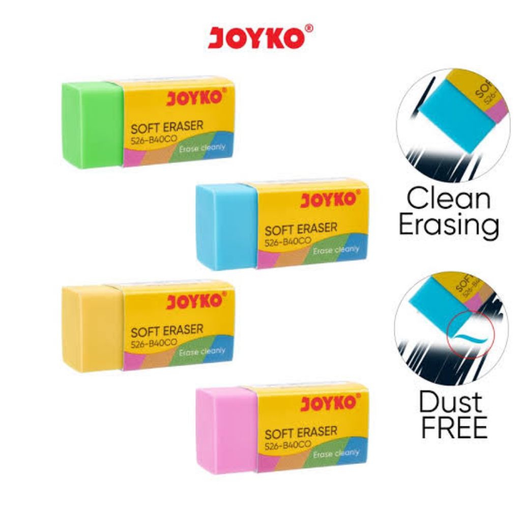 

Eraser Penghapus Joyko 526-B40CO ( 1pcs )