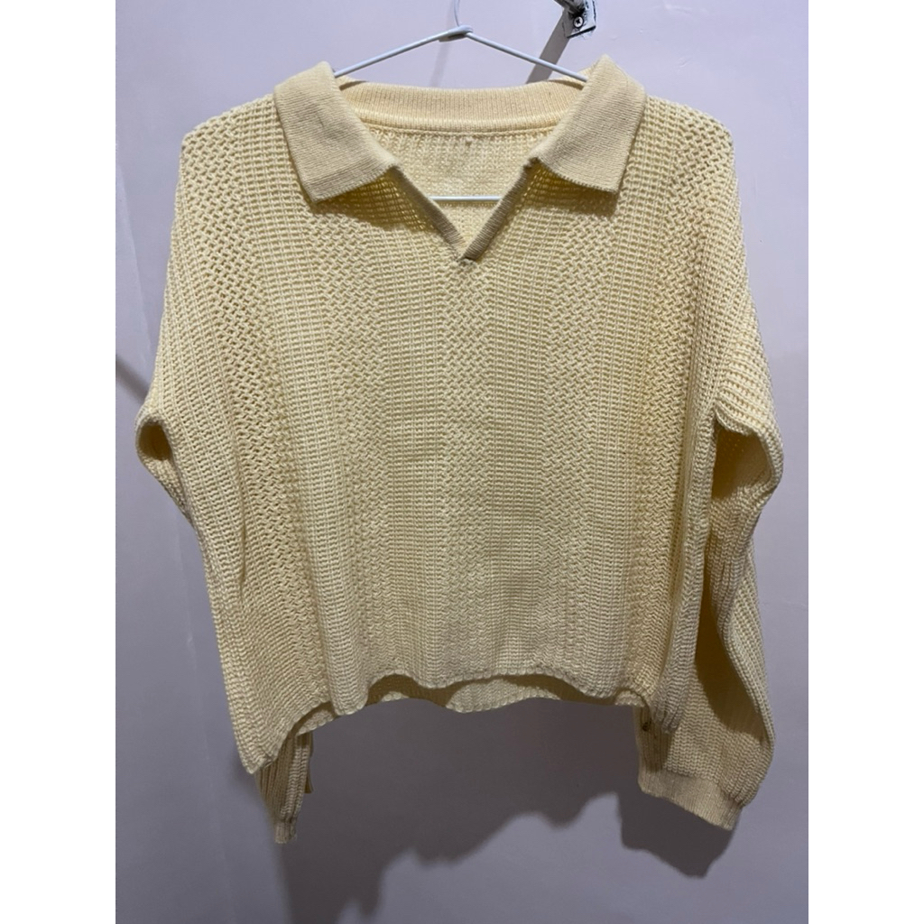 *preloved* knit baby yellow