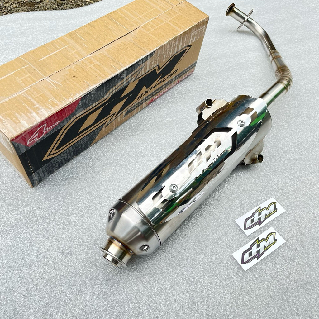 Knalpot Vario 125/150 Led New Led Old Stainles Moncong Shijiro Original DHM Racing Exhaust