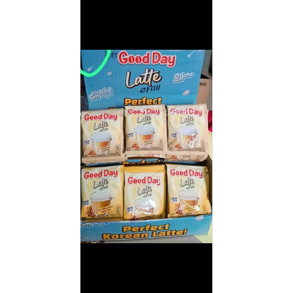 

GOODDAY LATTE 22 Gr ORIGINAL DAN BUTTERSCOTH BARU