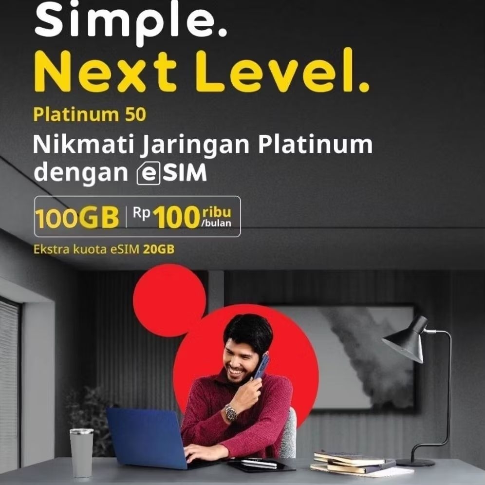 IM3 PLATINUM 100 GB FULL KUOTA UTAMA
