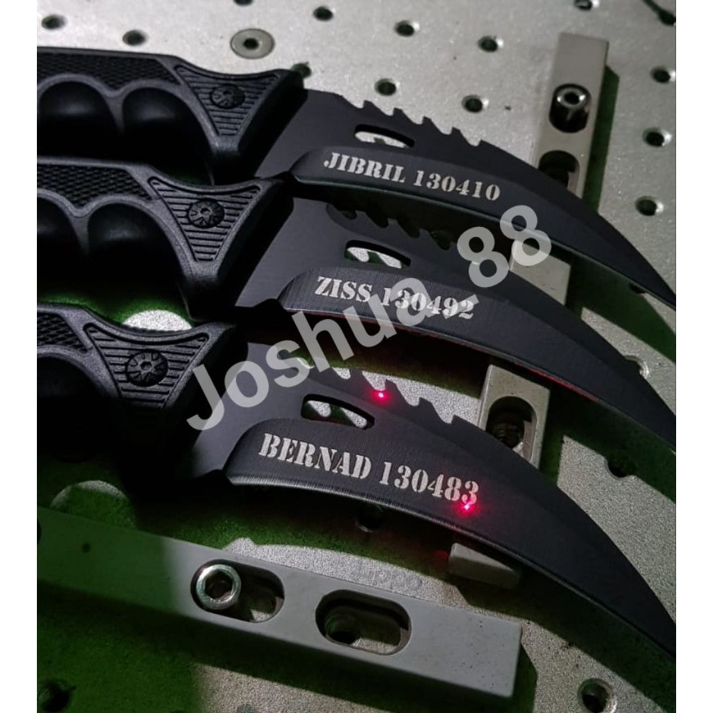 Pisau Kerambit Tactical Military Columbia /Kopaska Custom Bisa Ukir Nama Logo Sendiri