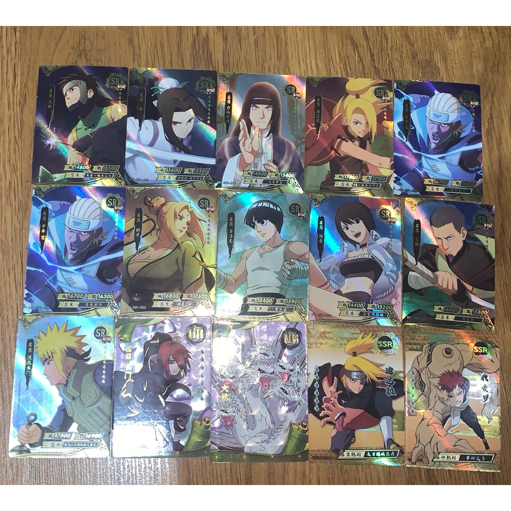 Card Naruto CCG/TCG Tebal SR SSR OR Holo Collection Card