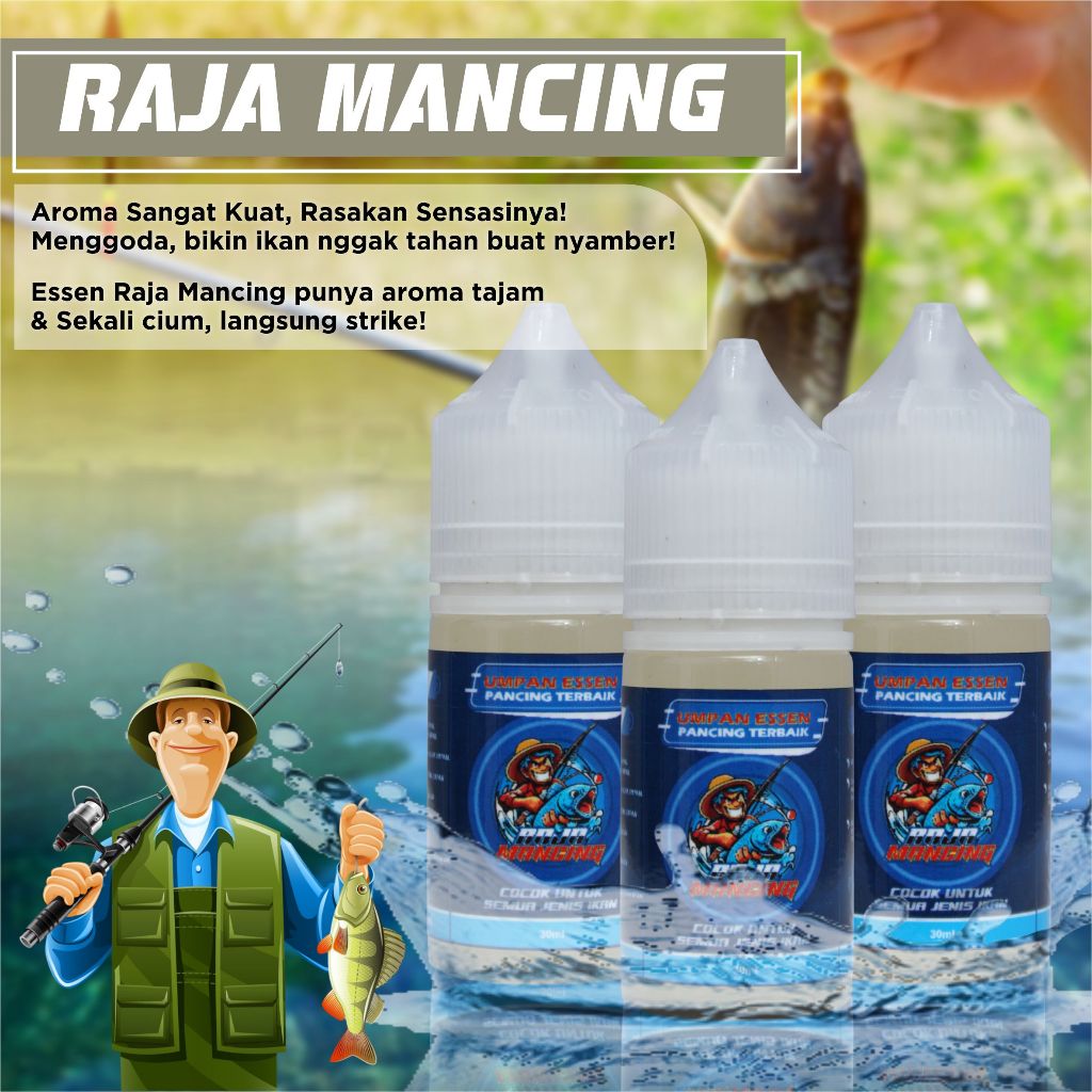 Essen Raja Mancing - Essen Pancing Ikan Lele Aroma Premium Wangi Gurih Super Segar Enak ( Khusus Unt