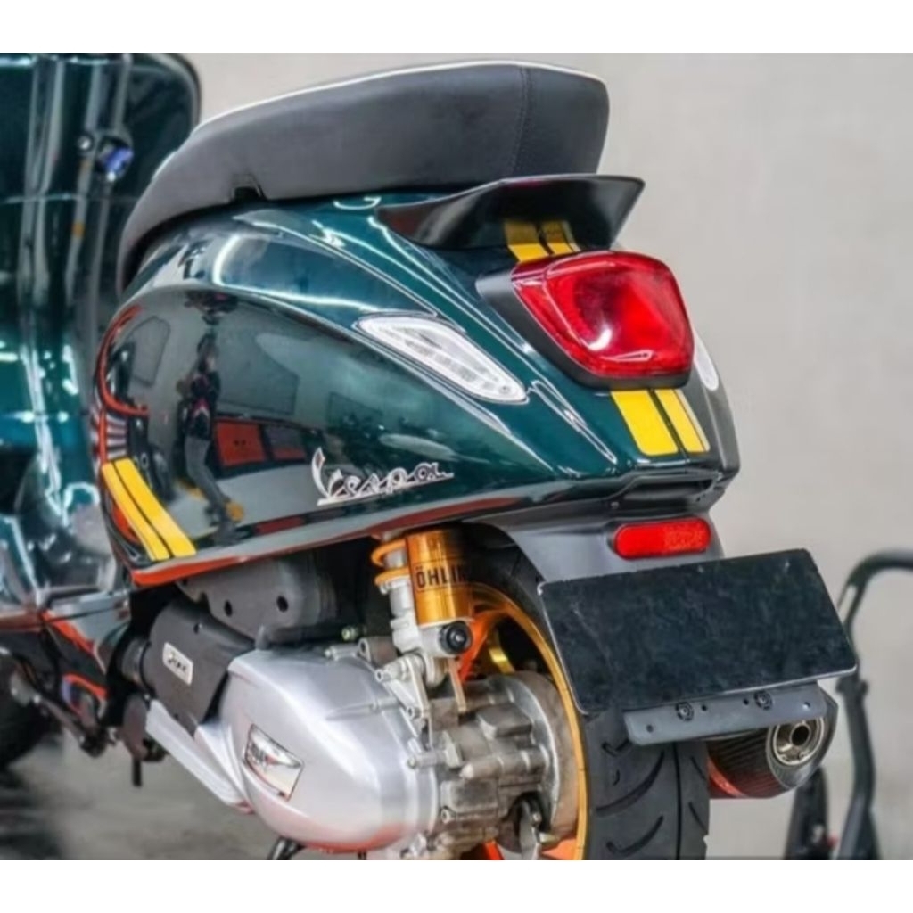 ducktail vespa matic s ducktail vespa lx iget buntut belakang vespa matic aksesoris vespa matic spar