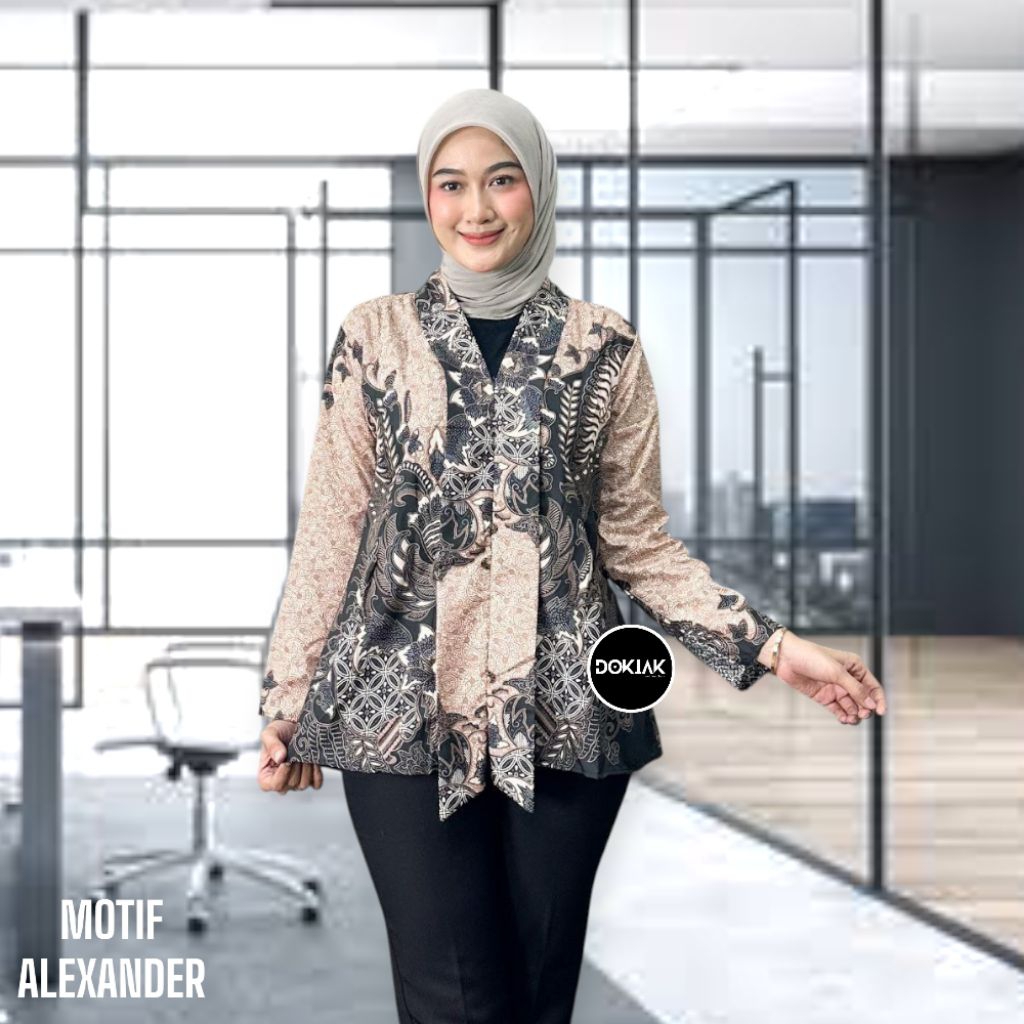 KEBAYA BATIK MODERN BAJU KERJA KANTOR