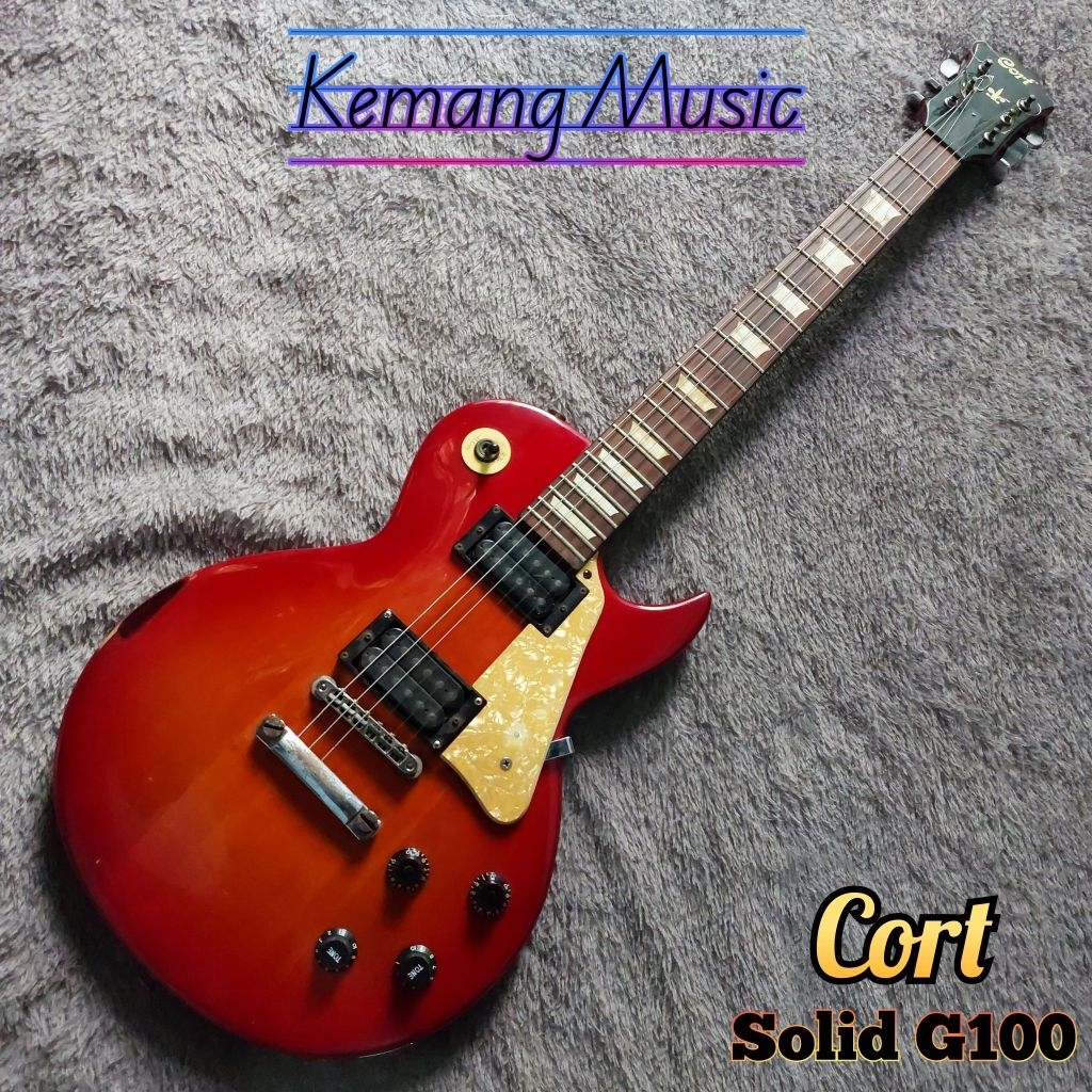gitar elektrik cort les paul vintage