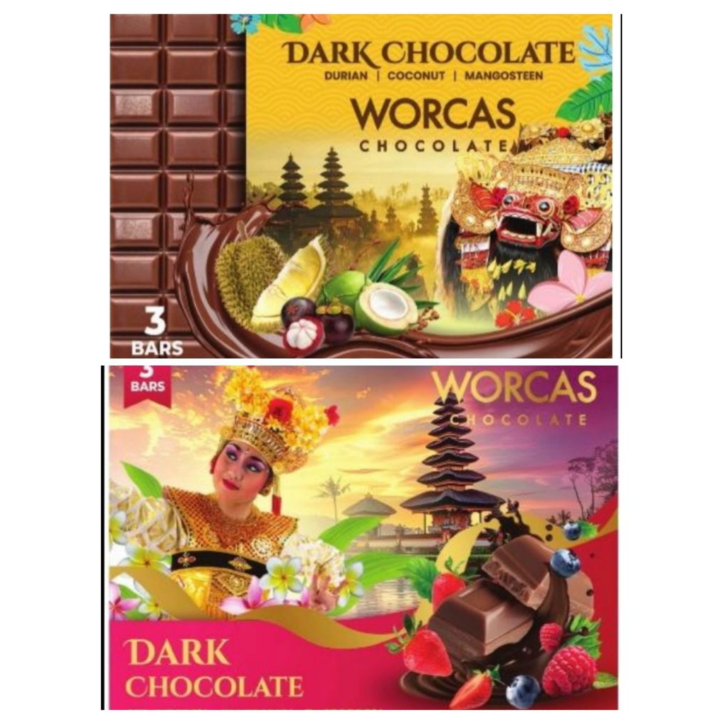 

Chocolate / Cokelat Gift Set Worcas 3 Bar x 50gr