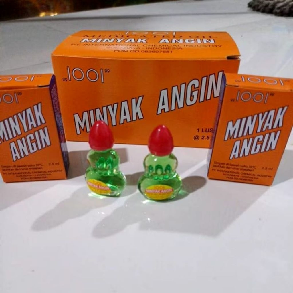 (ED 2027) Minyak Angin 1001 PPO 12PCS