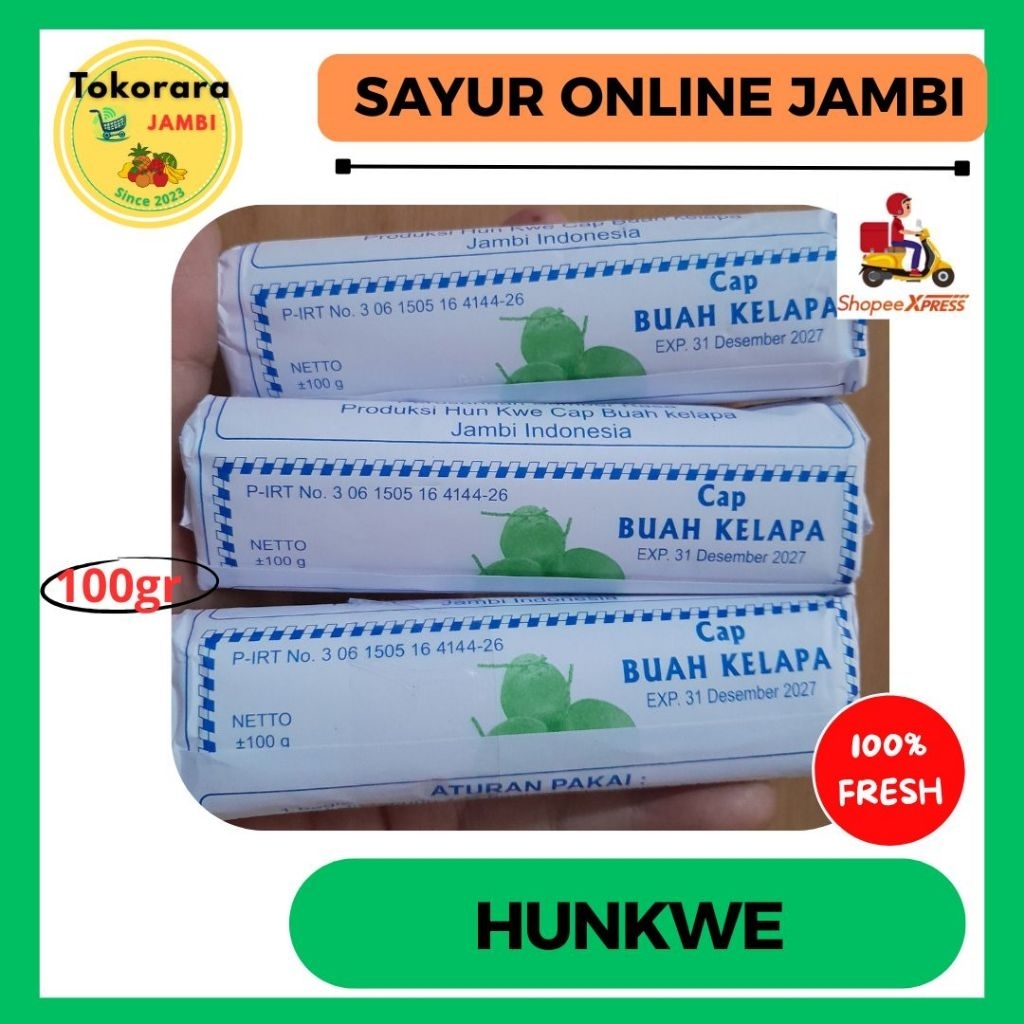 

Tepung Hunkwe Cap Buah Kelapa per pcs/100gr-tokorara.jambi