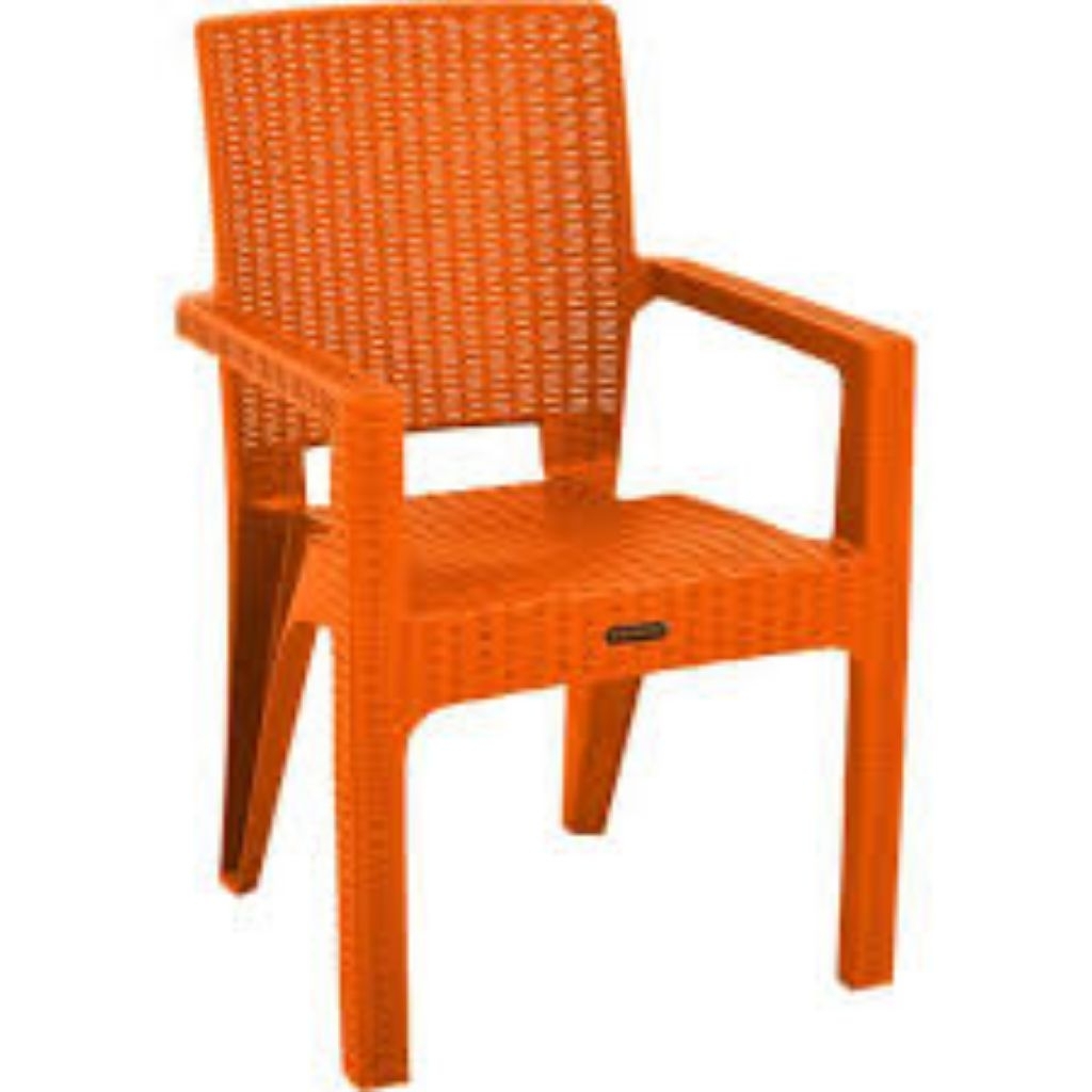 Kursi Plastik Napolly 8R3 Motif Rotan Anyam