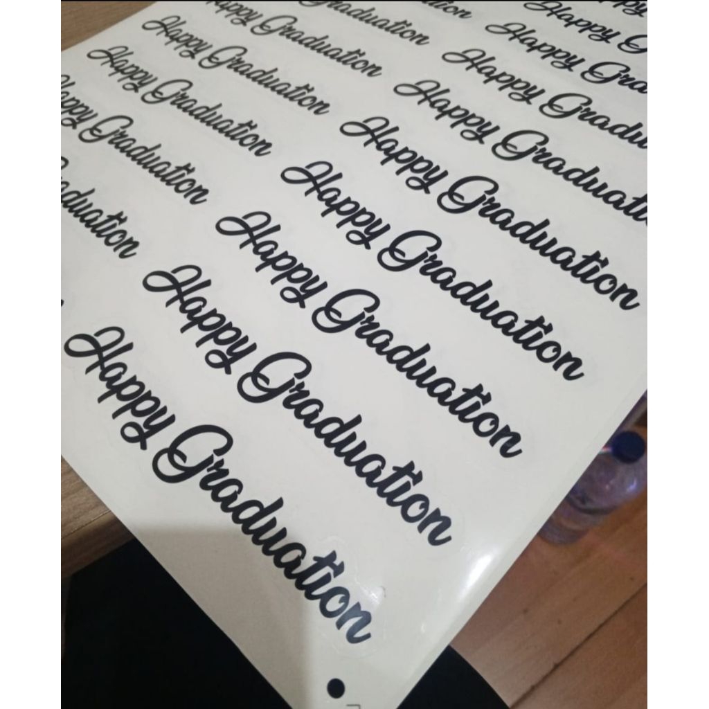 

Stiker happy Graduation