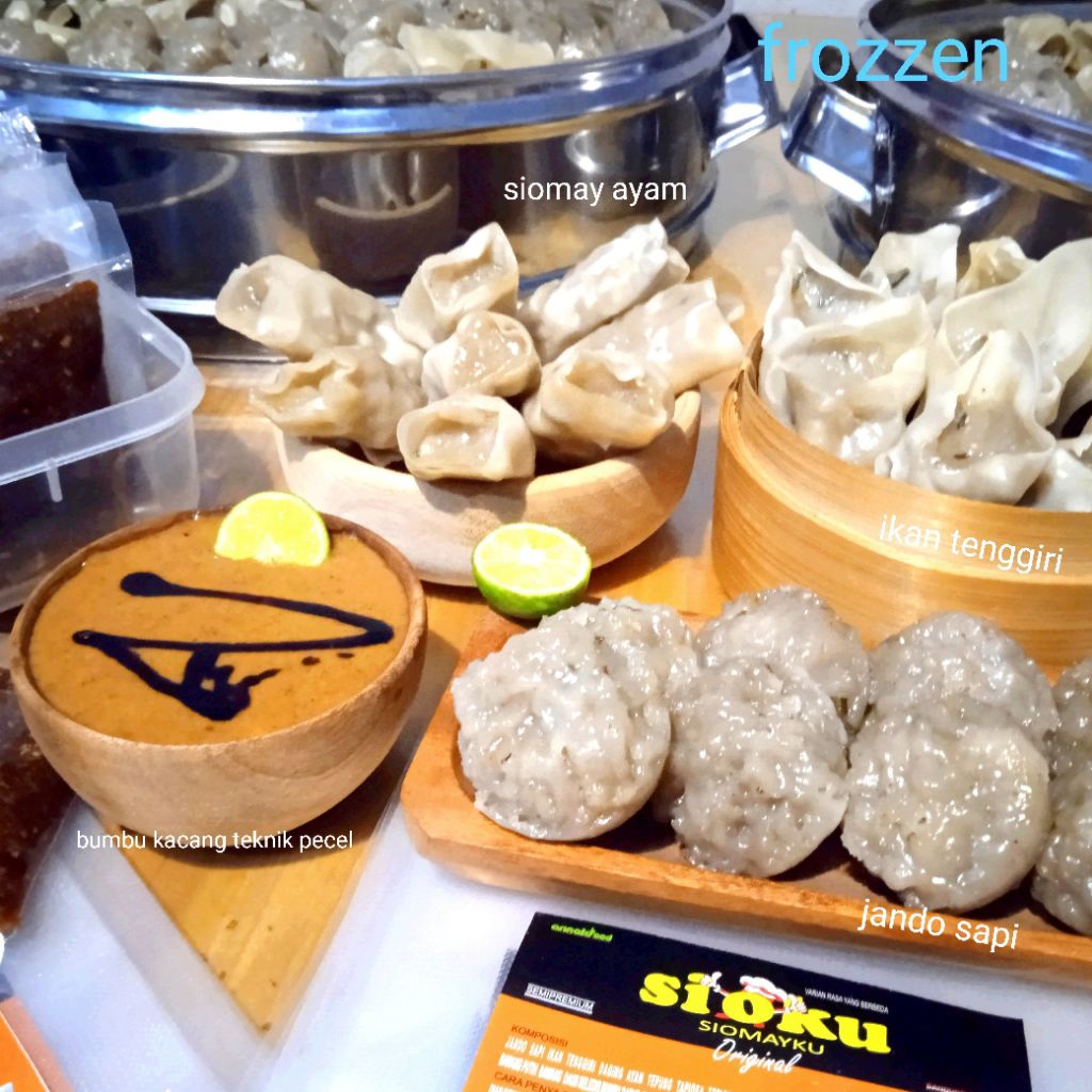 

SIOMAY Bandung enak 250g/Bks 10 pcs include bumbu kacang pecel dan sambel