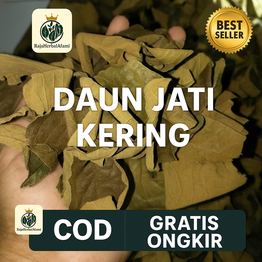 

Daun Jati Kering 250 Gram – Herbal Alami | Daun Jati Teh & Obat Tradisional | COD