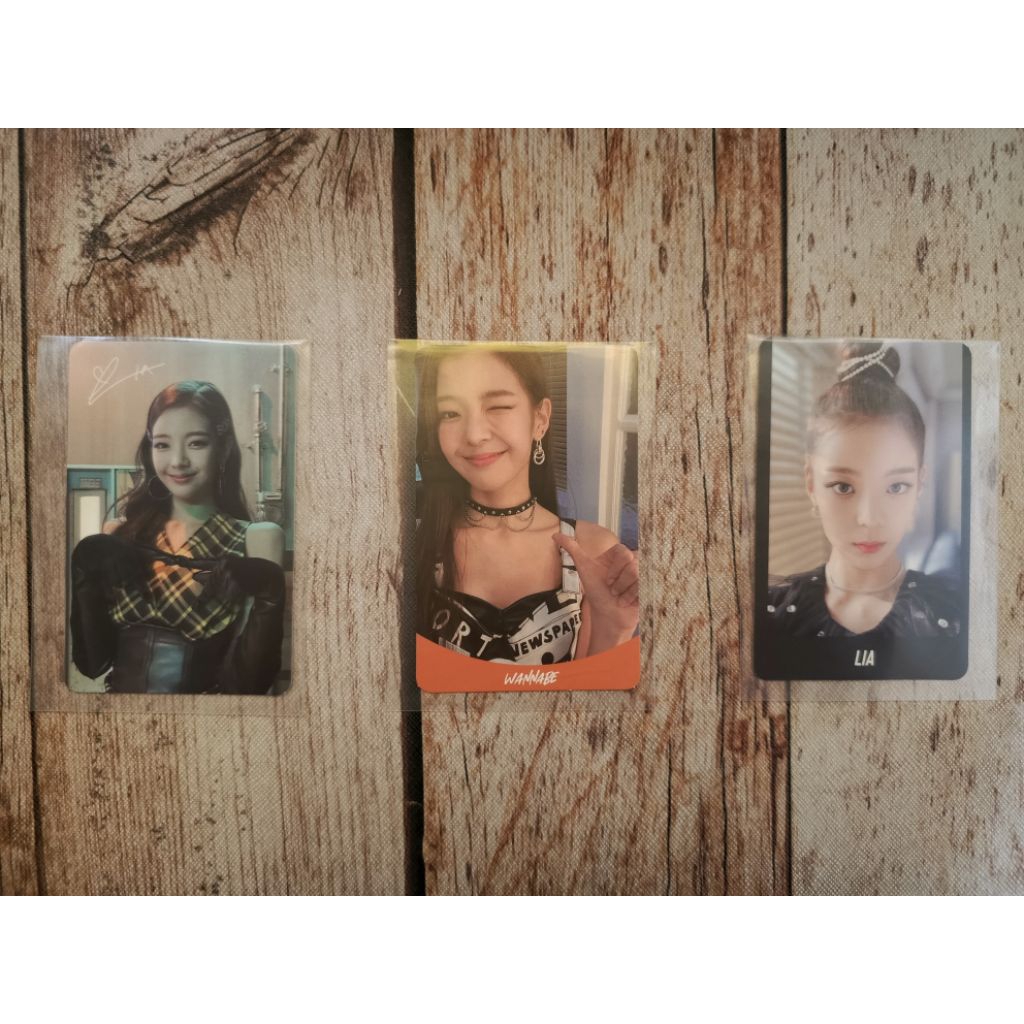 OFFICIAL Photocard Lia ITZY - Wannabe