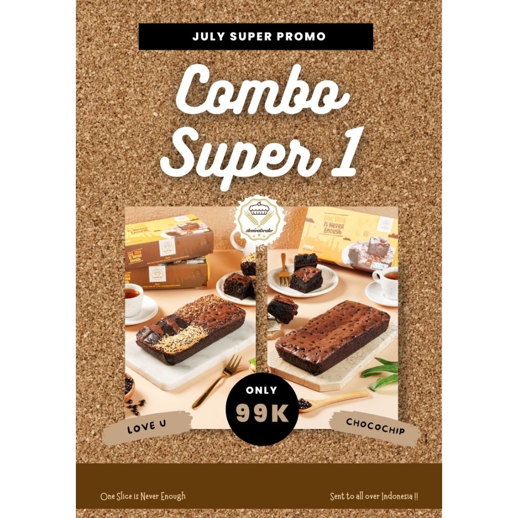 

PAHE COMBO SUPER 1 - FUDGY BROWNIES