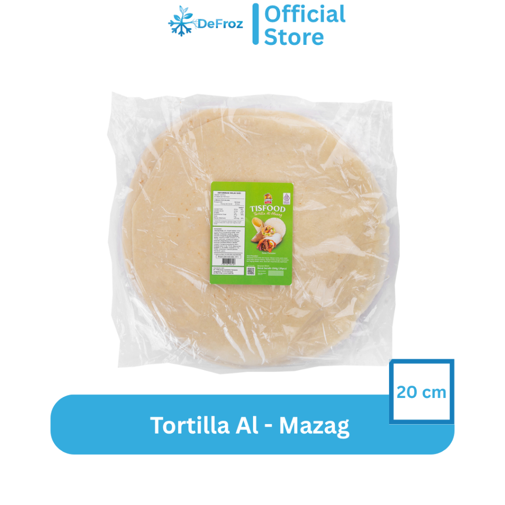 

Al Mazag Tortilla Kulit Kebab Halal 20cm