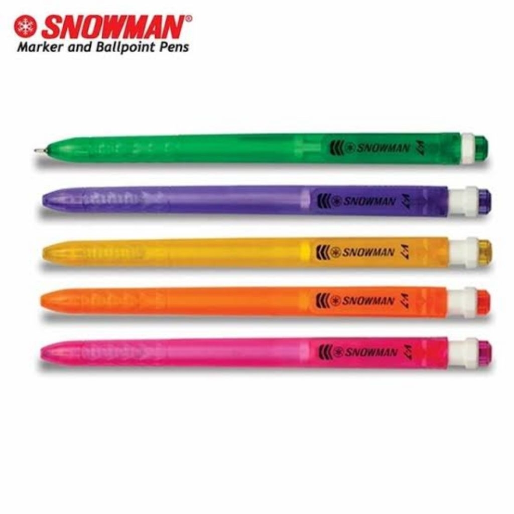 

Snowman V7/ Bolpen SNOWMAN V7/ Bolpoin Snowman V7/ BALL POINT PEN SEMI GEL INK SNOWMAN V7 Ecer Harga Murah Grosir