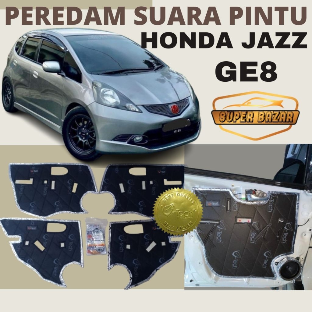 HONDA JAZZ GE8 peredam suara pintu aksesoris mobil