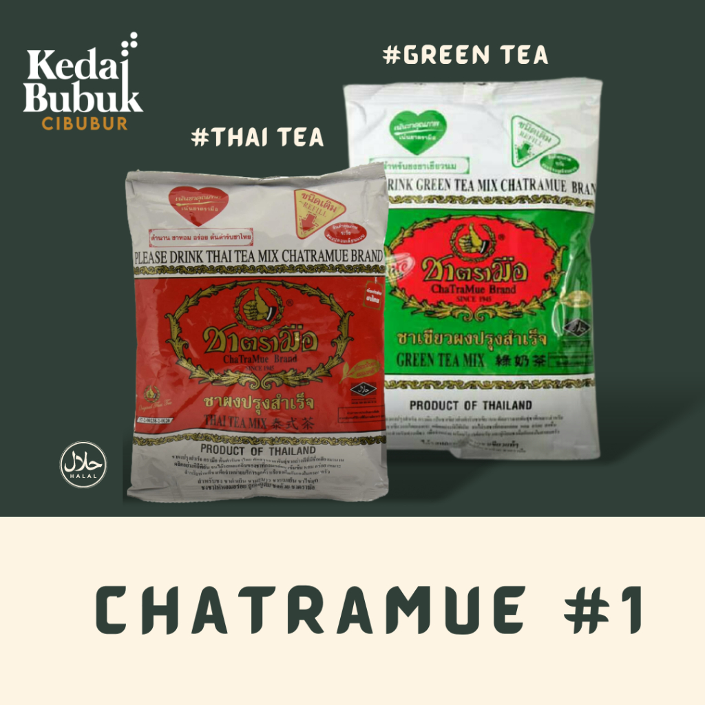 

Chatramue Brand Daun Teh Hijau Premium No.1 Thailand - Produk Javaland Halal MUI | #GreenTea Daun