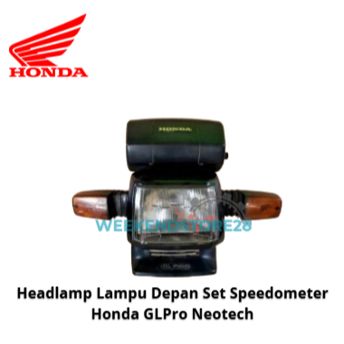 Lampu Depan Headlamp Honda GL PRO Neotech Set Speedometer Original