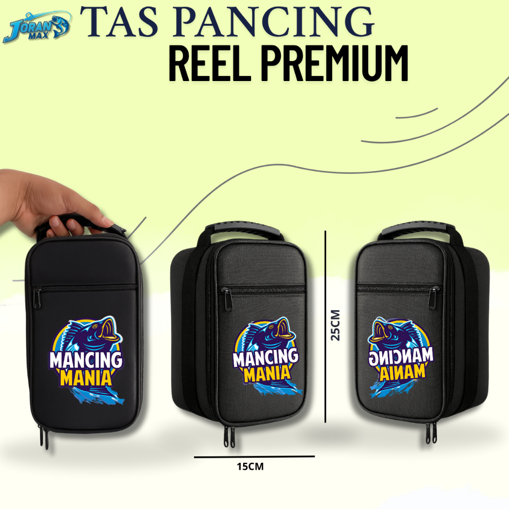 Tas reel Pancing Anti Air Waterproof Bahan Tebal jumbo