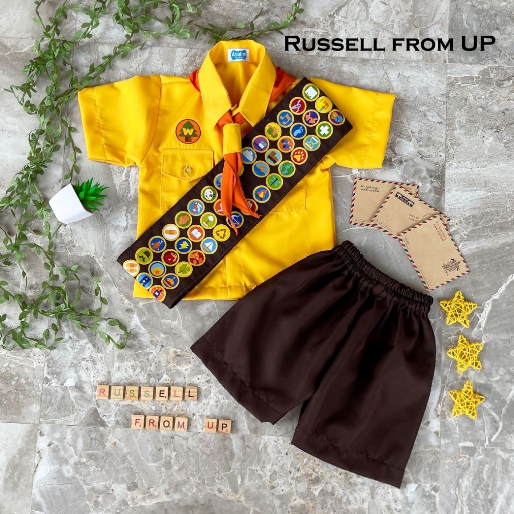 kostum russel from up/kostum film russel