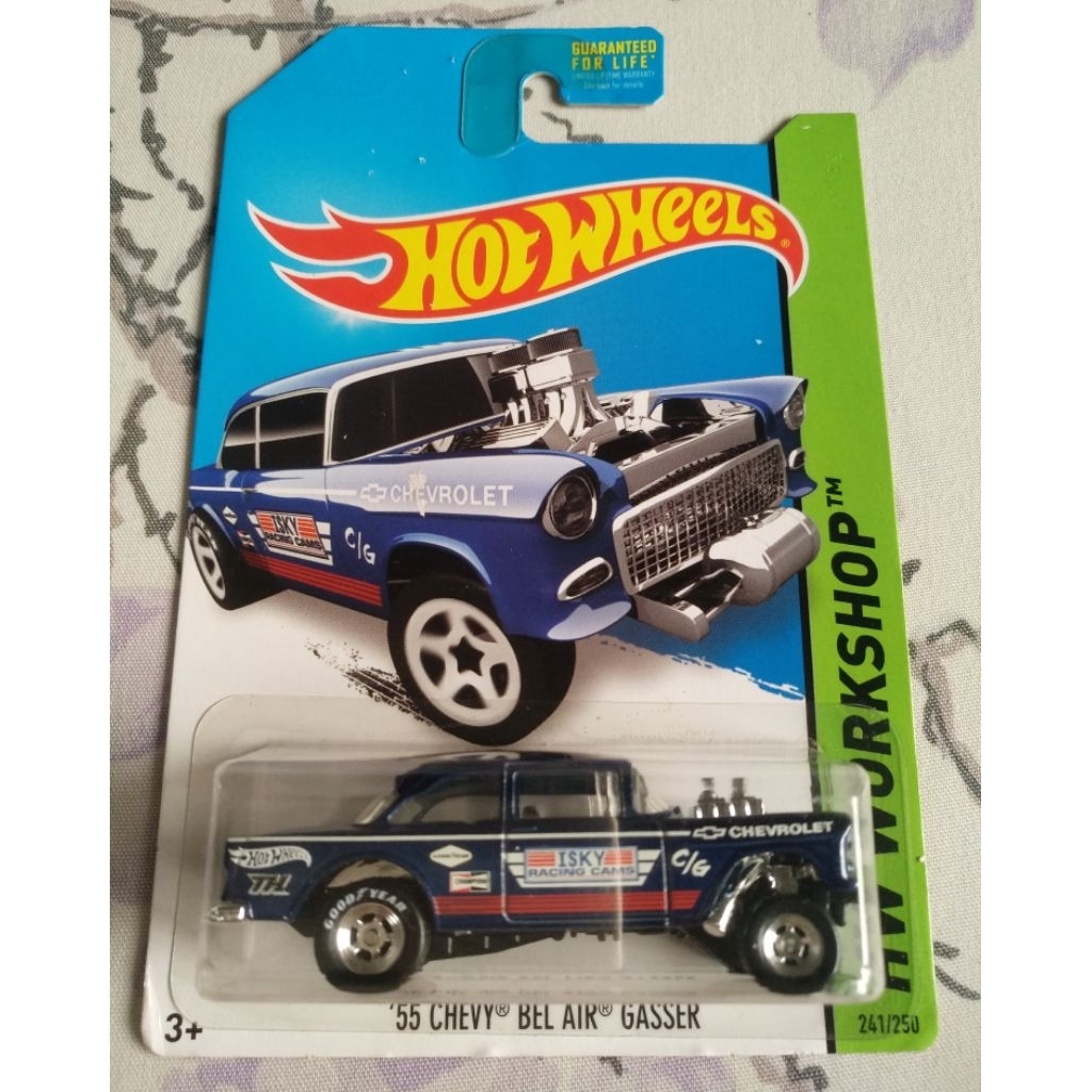 Hot Wheels 55 Chevy Bel Air Gasser - Super Treasure Hunt THS STH (card blister NOT GOOD)