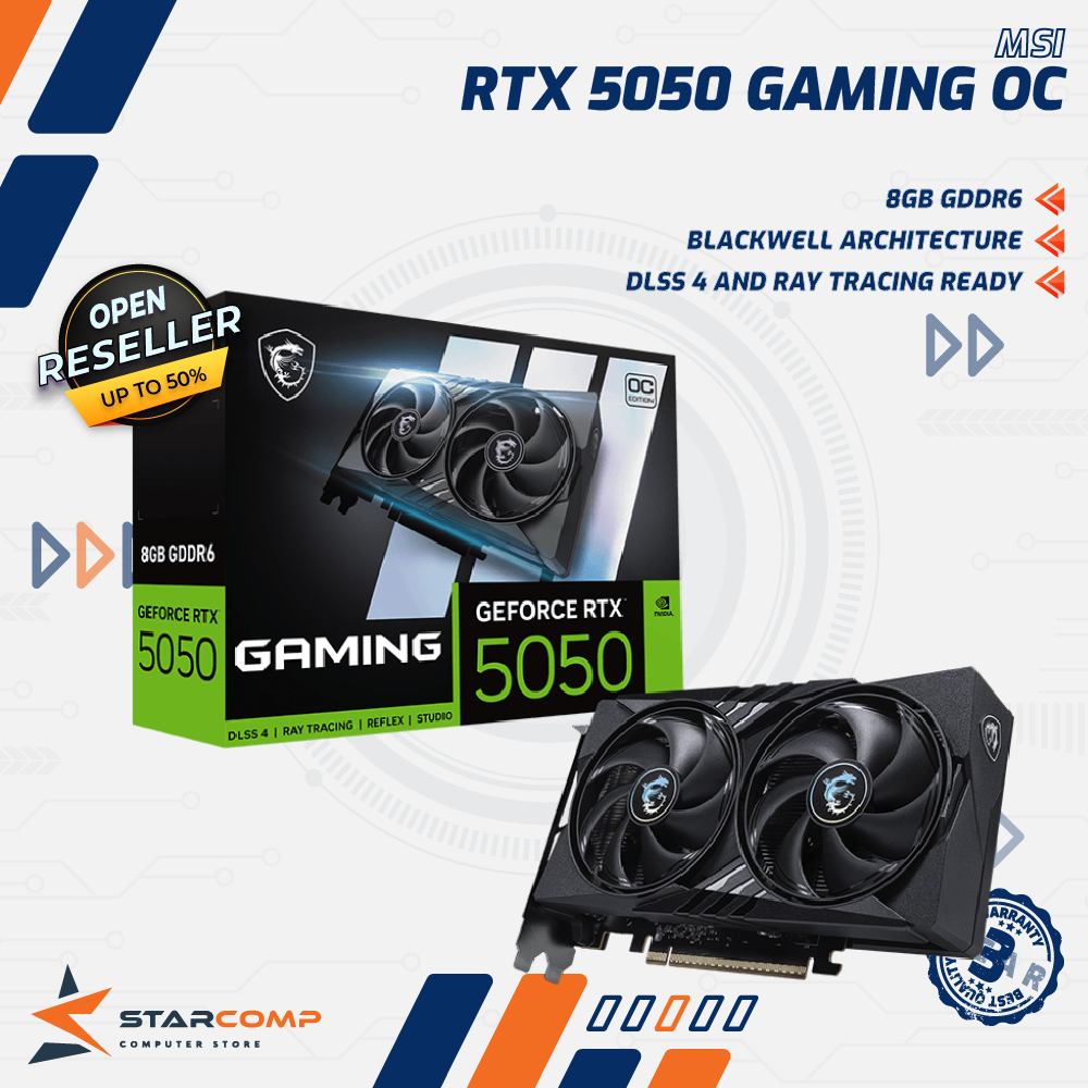 MSI GeForce RTX 5050 GAMING OC 8GB GDDR6 VGA RTX5050