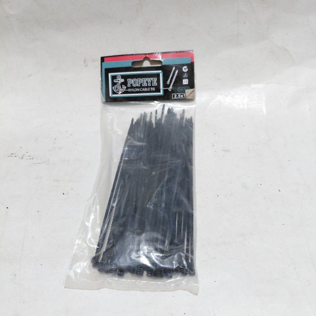 

KABEL TIEA, TALI REK, 2,5X150 MM 15 CM 100 PCS/PACK
