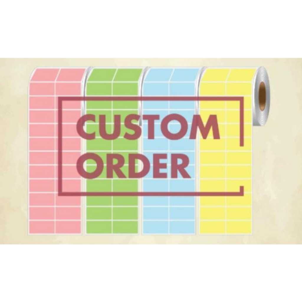 

LABEL STIKER THERMAL 20X20 MM