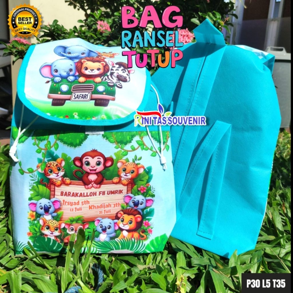 

tas ulang tahun ransel - tas ulang tahun custom - tas ransel ultah