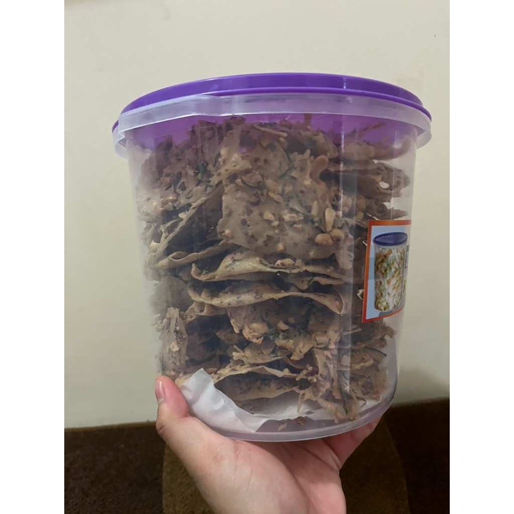 

PEYEK KACANG DAN PEYEK REBON TOPLES 5L ISI FULL