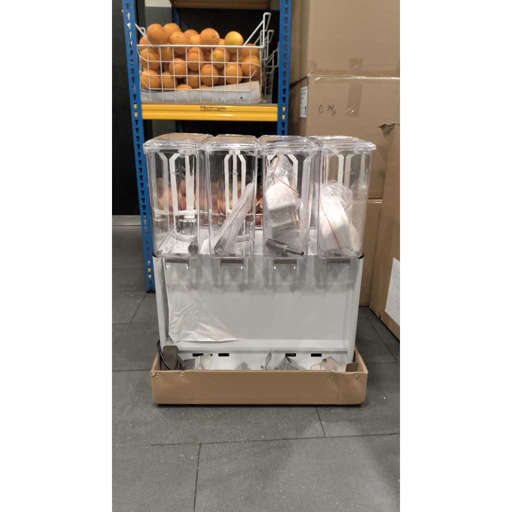 Wintech WTHI-JD-49 Juice Dispenser Sytem Spray / Jus Dispenser 4 Tabung Dengan Pendingin Sistem Semp
