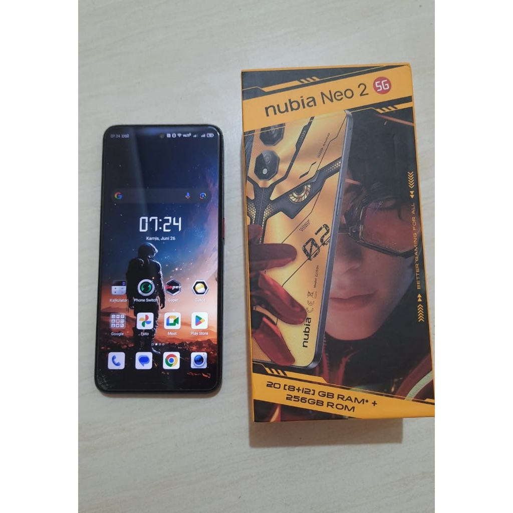Hp Nubia Neo 2 5G 20GB RAM + 256GB ROM Second