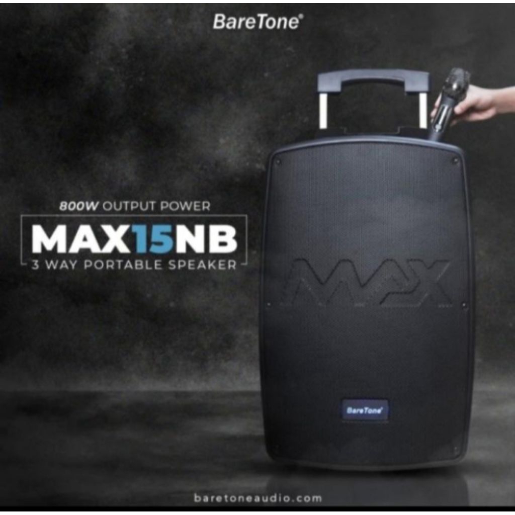 Speaker Baretone MAX15NB - Speaker Portable 15 Inch Baretone MAX 15NB