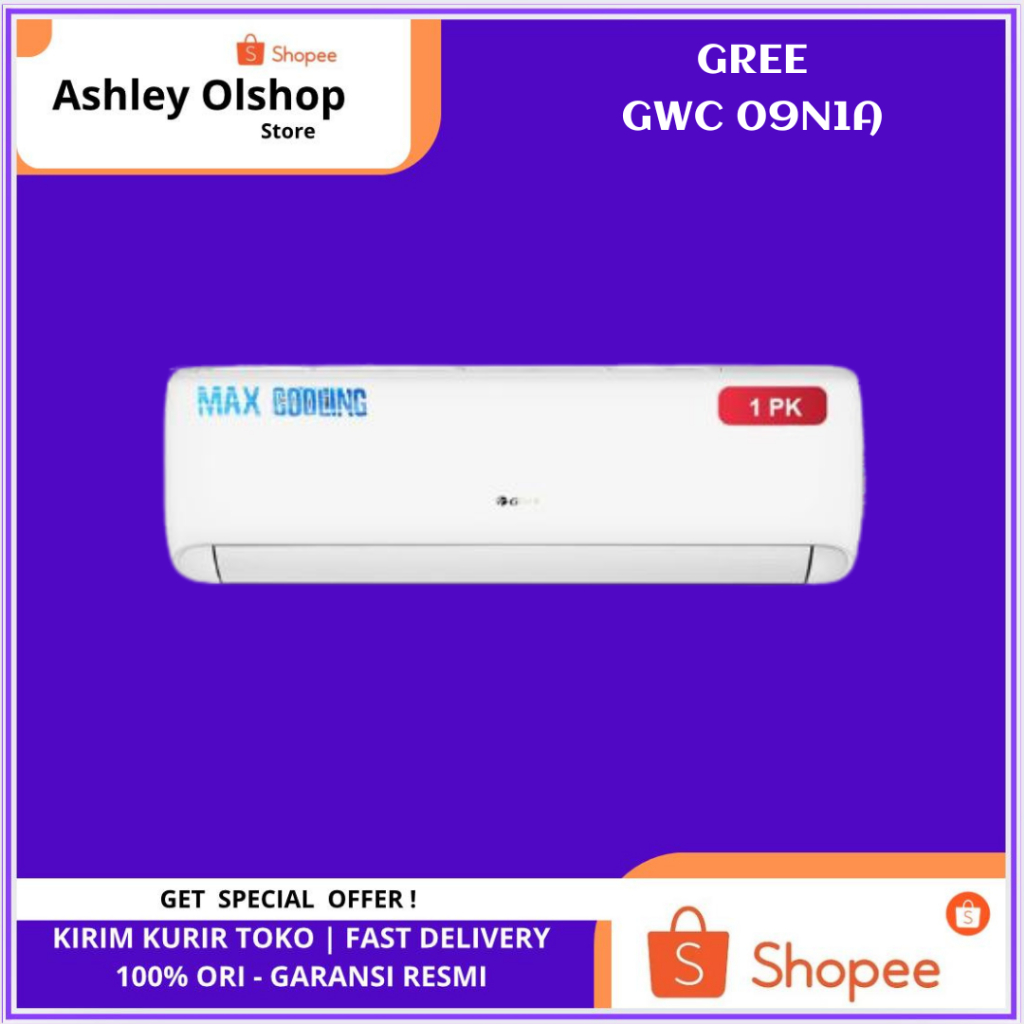 AC Gree 1 PK Standar Series N1/A 1 PK GREE GWC-09N1/A AC No Inverter