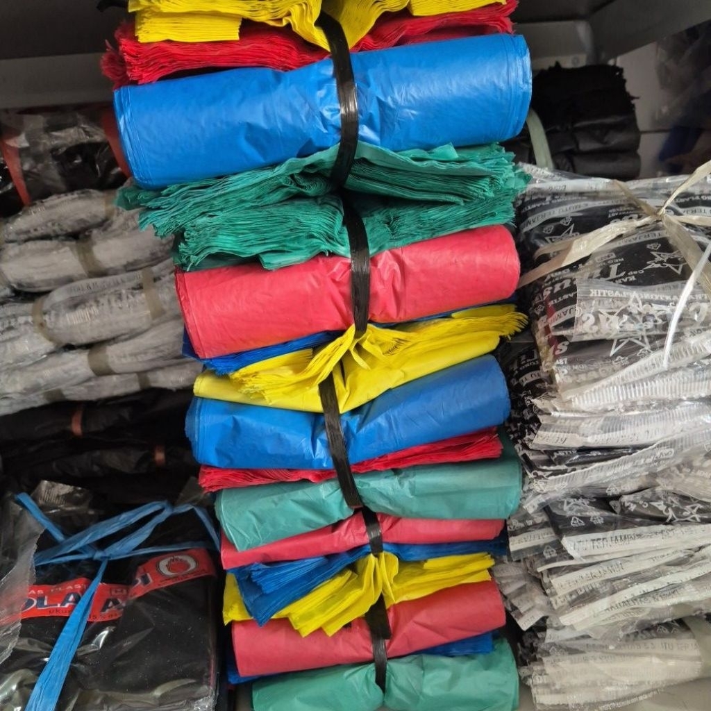 1kg kresek warna warni ukuran 15