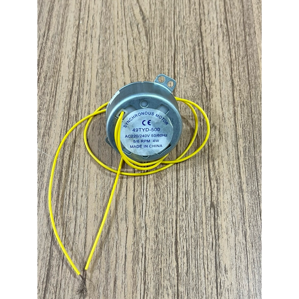 DINAMO MOTOR KIPAS ANGIN SYNCHRONOUS SINKRONIS ROTARY ROTARI SWING FAN LAMBAT 4W 4 WATT 5/6 RPM CW C