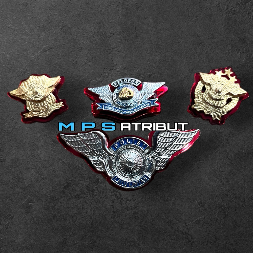 ATRIBUT LANTAS POLRI / WING LANTAS POLRI / WING PELOPOR LANTAS POLRI / PIN LANTAS POLRI / PIN PELOPO